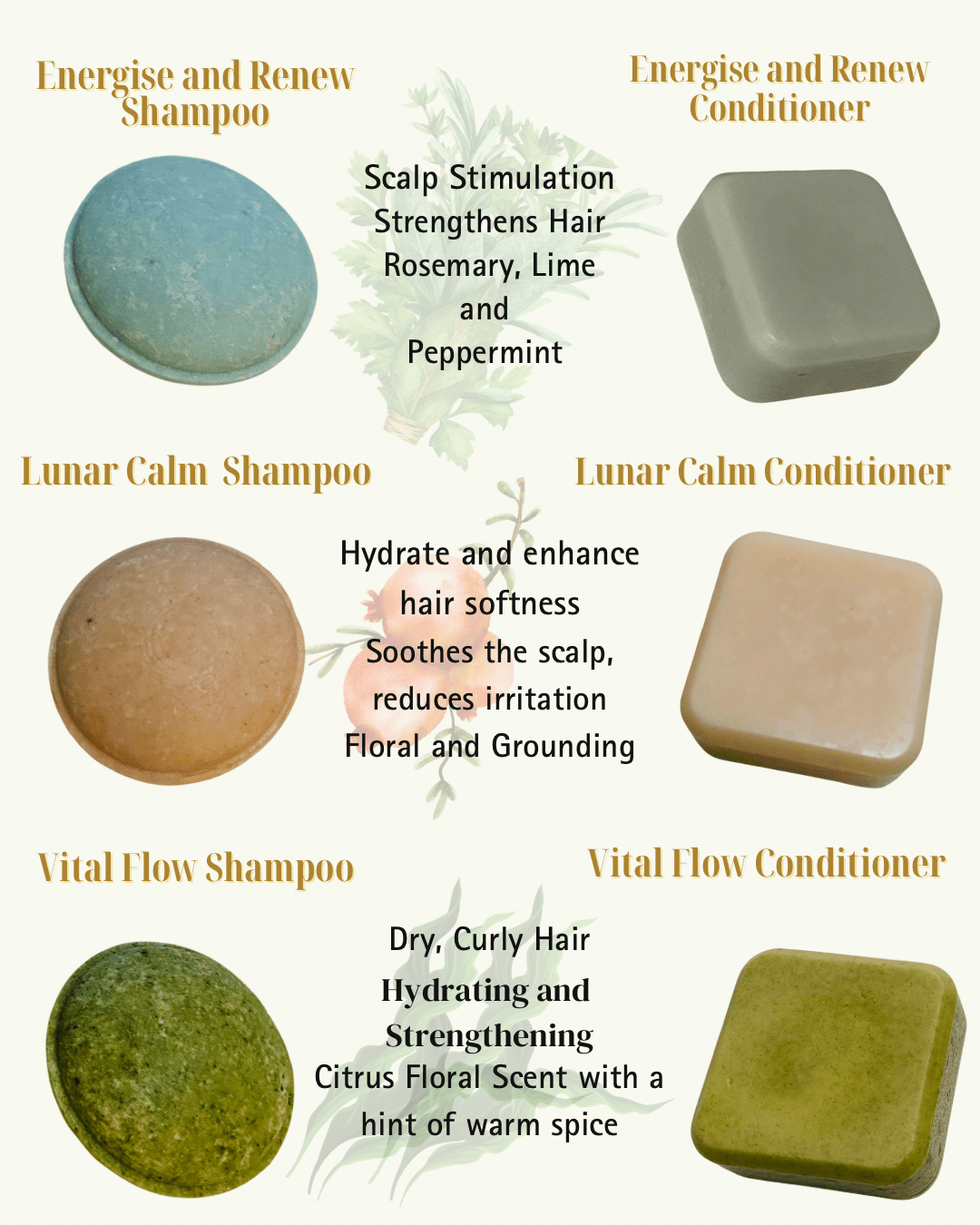 Vital Flow Conditioner Bar – Hydration and Definition for Curls and Dry Hair Hydrating | Curl Defining | Frizz Control - itasnaturalessentials.com