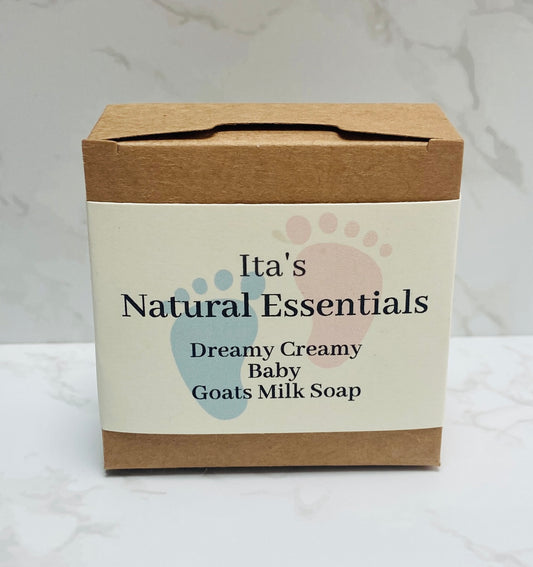 Sensitive Dreamy Baby Soap – Gentle Oat & Goat Milk Bar 🌿 Handcrafted | Nourishing | Baby-Safe