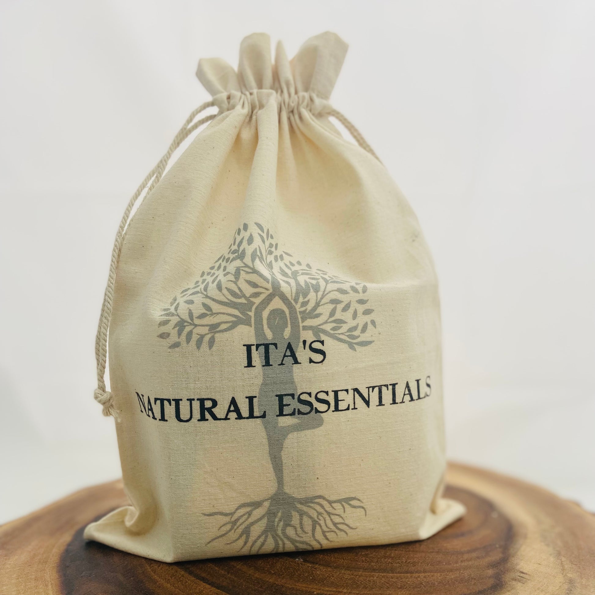 Natural Cotton Bag | Ethical Drawstring Pouch