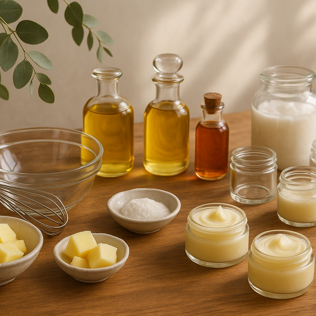Hydrating Cleansing Balm Workshop Natural  Ingredients Scene
