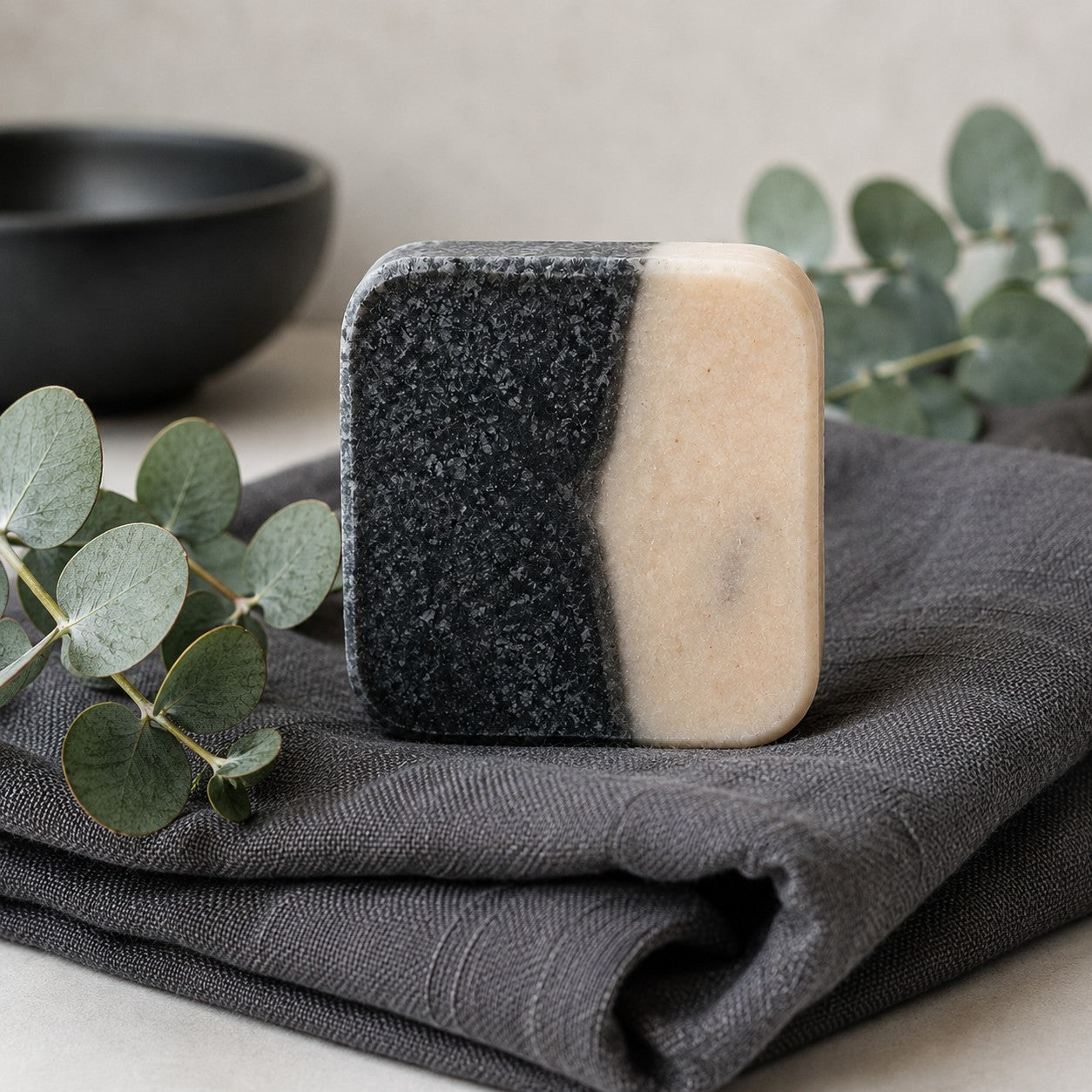 Peppermint & Eucalyptus Spa Salt Bar | 85g–95g
