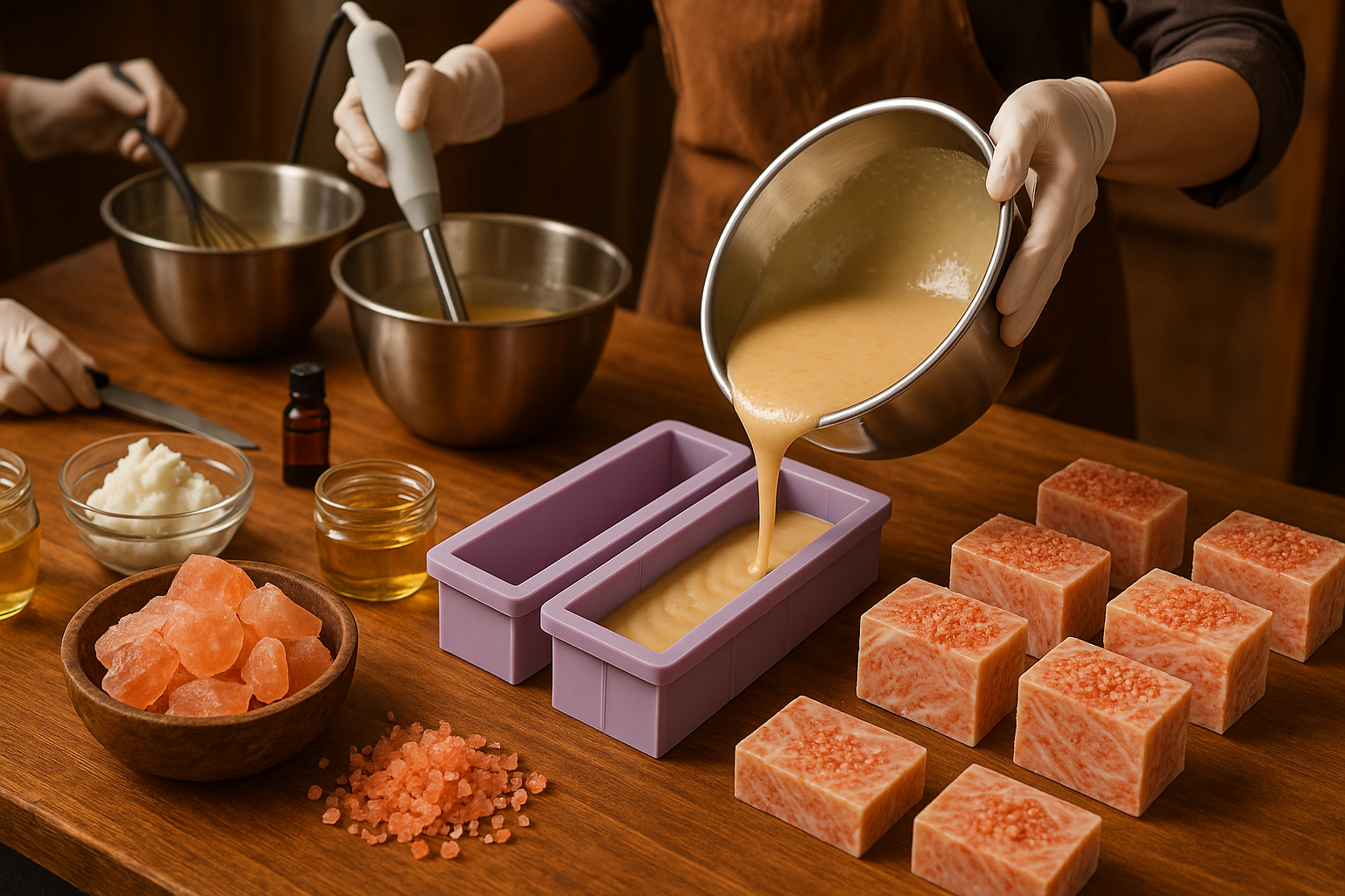 Dynamic salt bar workshop scene