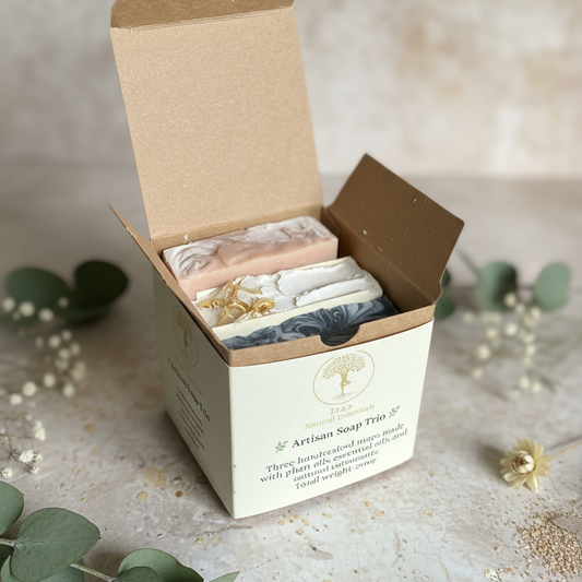 Enhanced Artisan Soap Trio Gift Box