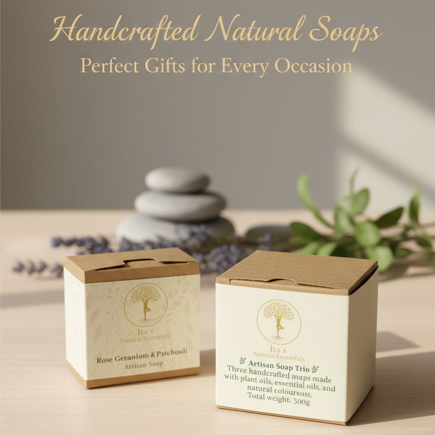 Handcrafted Natural Soaps Gift Banner