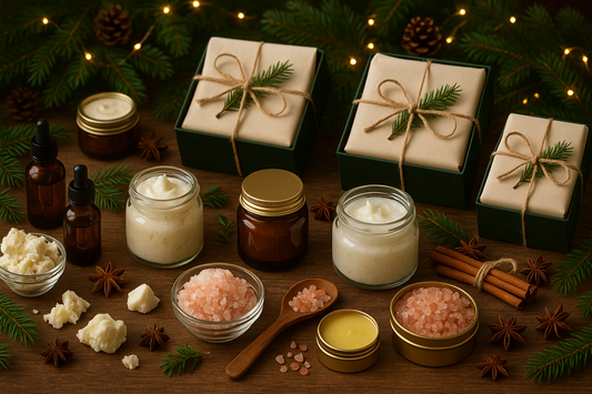 Christmas Pamper Gift Sets Workshop Scene