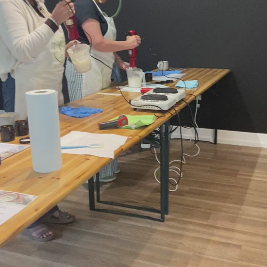 Video of Ladies making Body Butter at Ita's Workshop